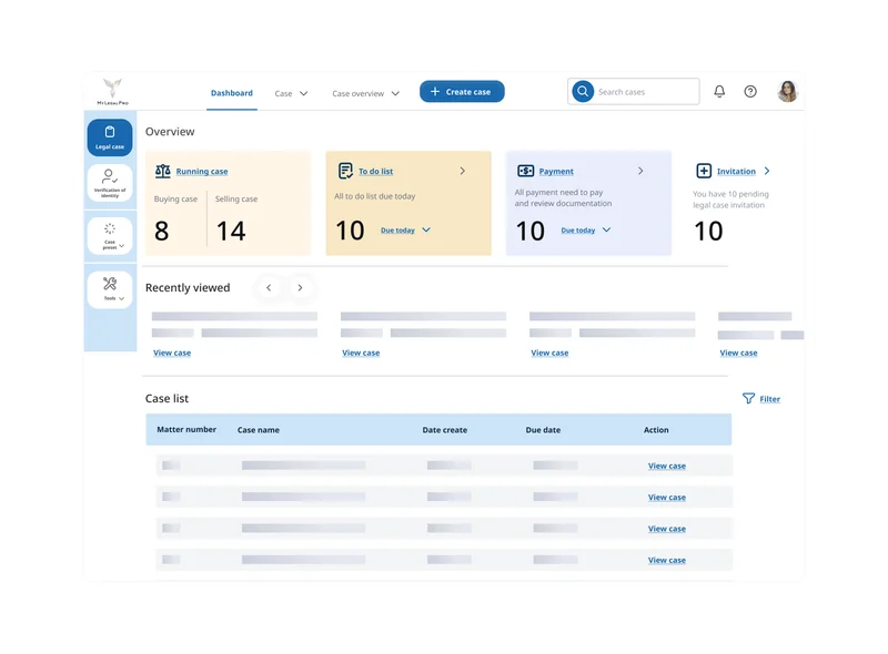 Lawyer's Dashboard Placeholder